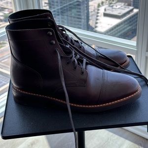 Brown Leather Captain's Thursday Boots